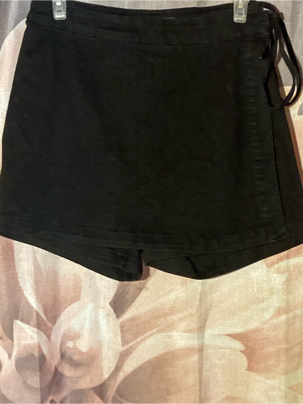 Judy Blue Black Women’s Skort with Side Tie